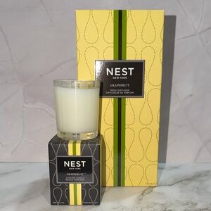 NEST New York Grapefruit Reed Diffuser+Votive Candle Bundle F/S NEW IN BOXES!